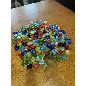 Glass beads variety of colors - 1 Pound 9 oz